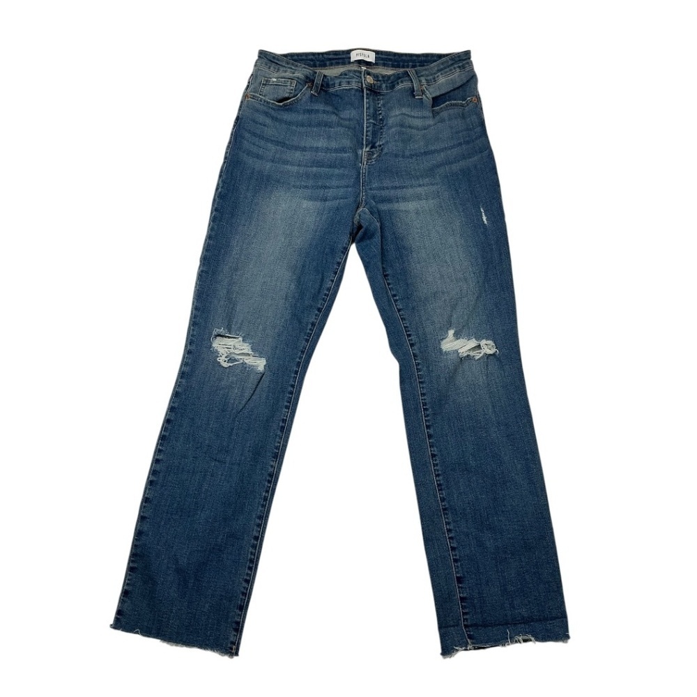 Pistola Distressed Straight Leg Jeans
